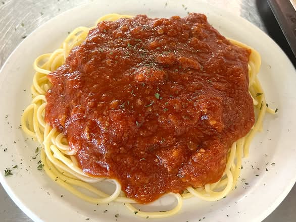 The Italian Kitchen signature dishes Spaghetti with Meat SaucePizzaChicken Parmesan